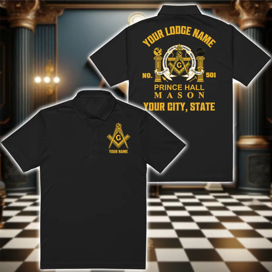 Custom Masonic Brotherhood Polo Shirt