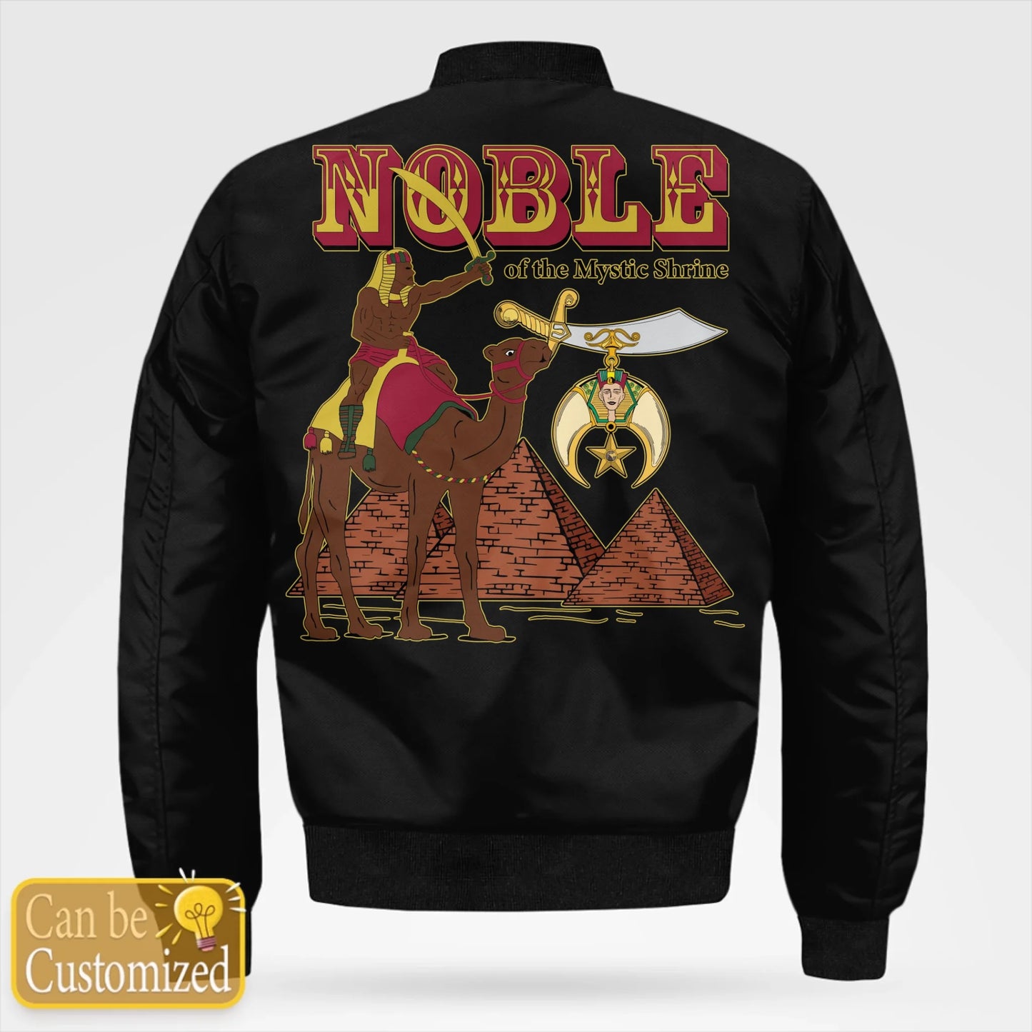 Custom Shriner Nobles Mystic Bomber Jacket