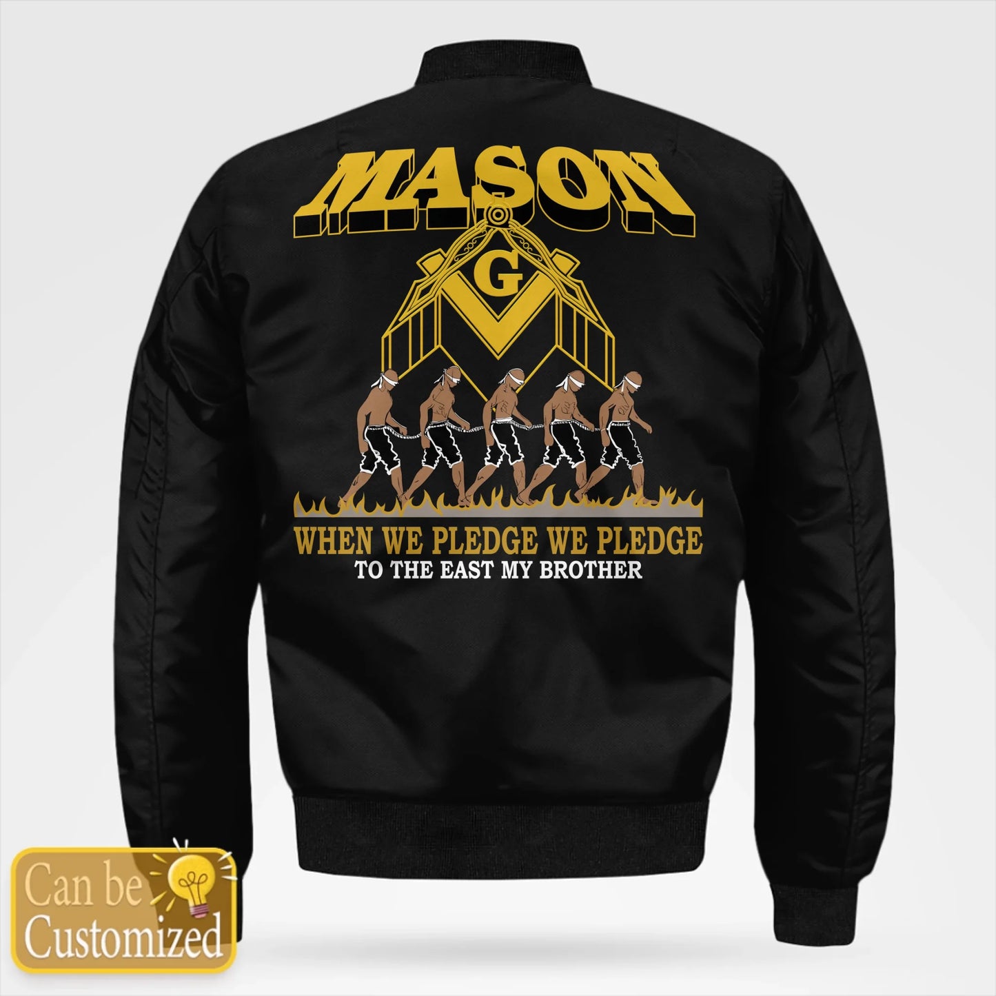 Custom Bomber Jacket - When We Pledge We Pledge