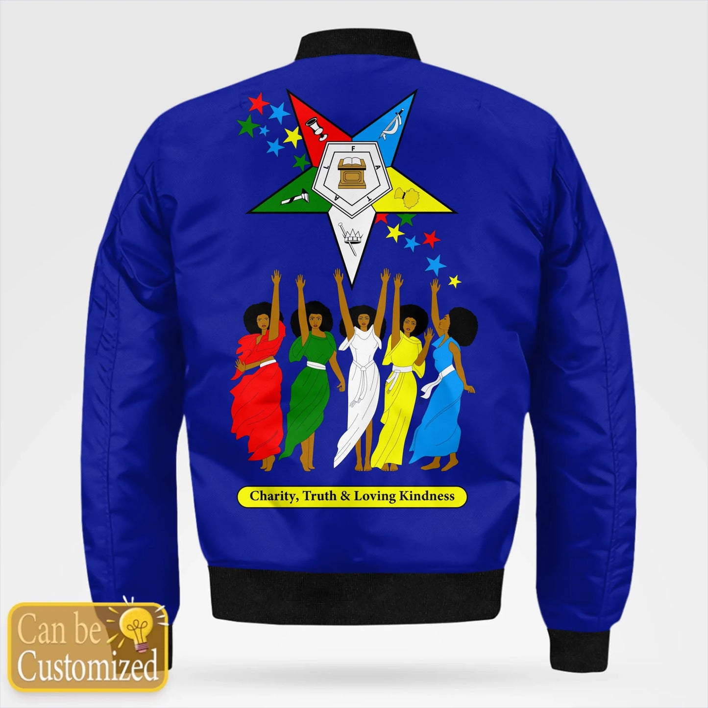 Custom Order of the Eastern Star OES Bomber Jacket
