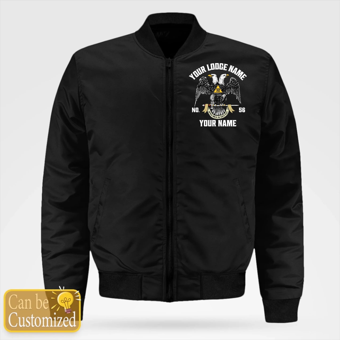 Custom 32nd Degree Scottish Rite Bomber Jacket