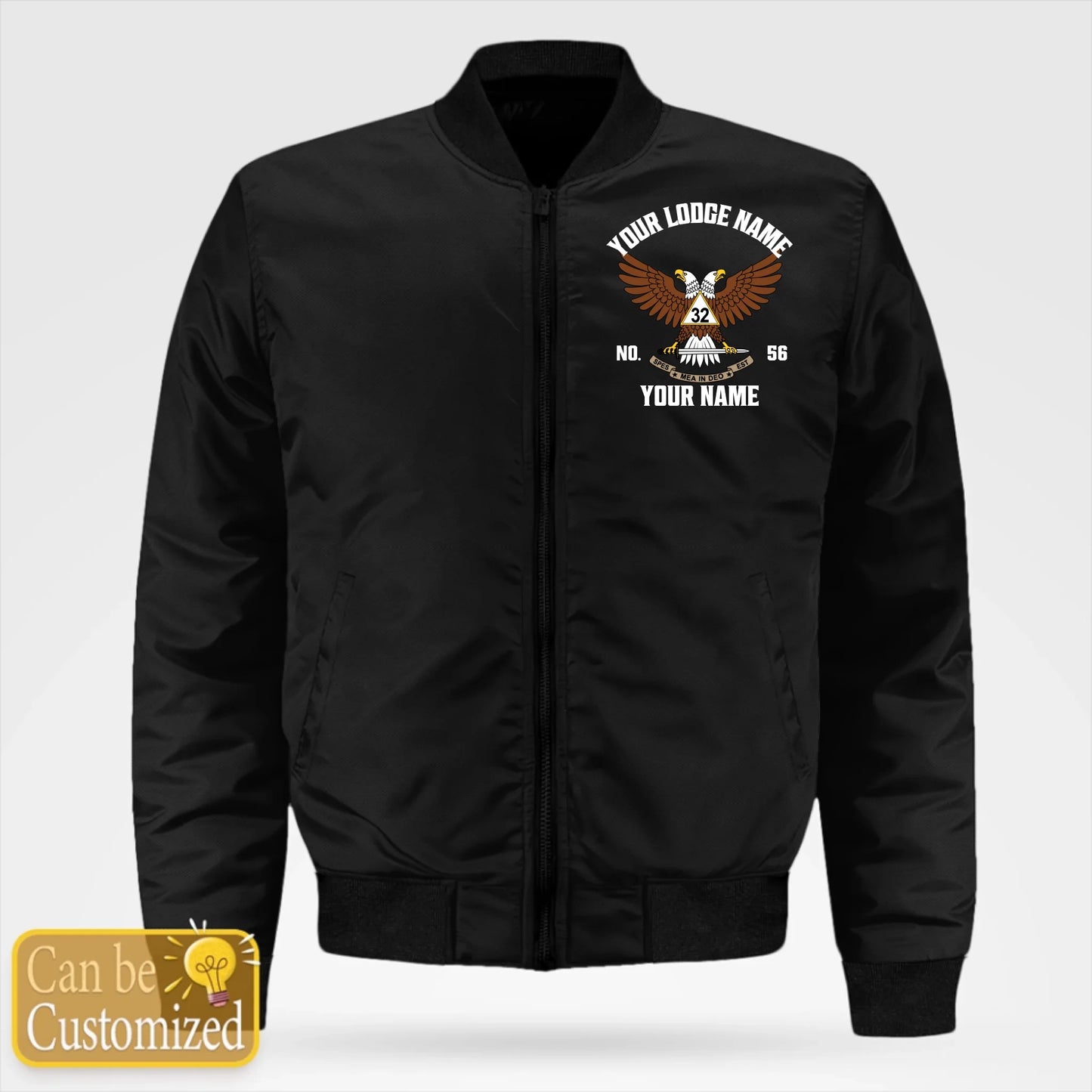 Custom 32nd Degree Scottish Rite Bomber Jacket