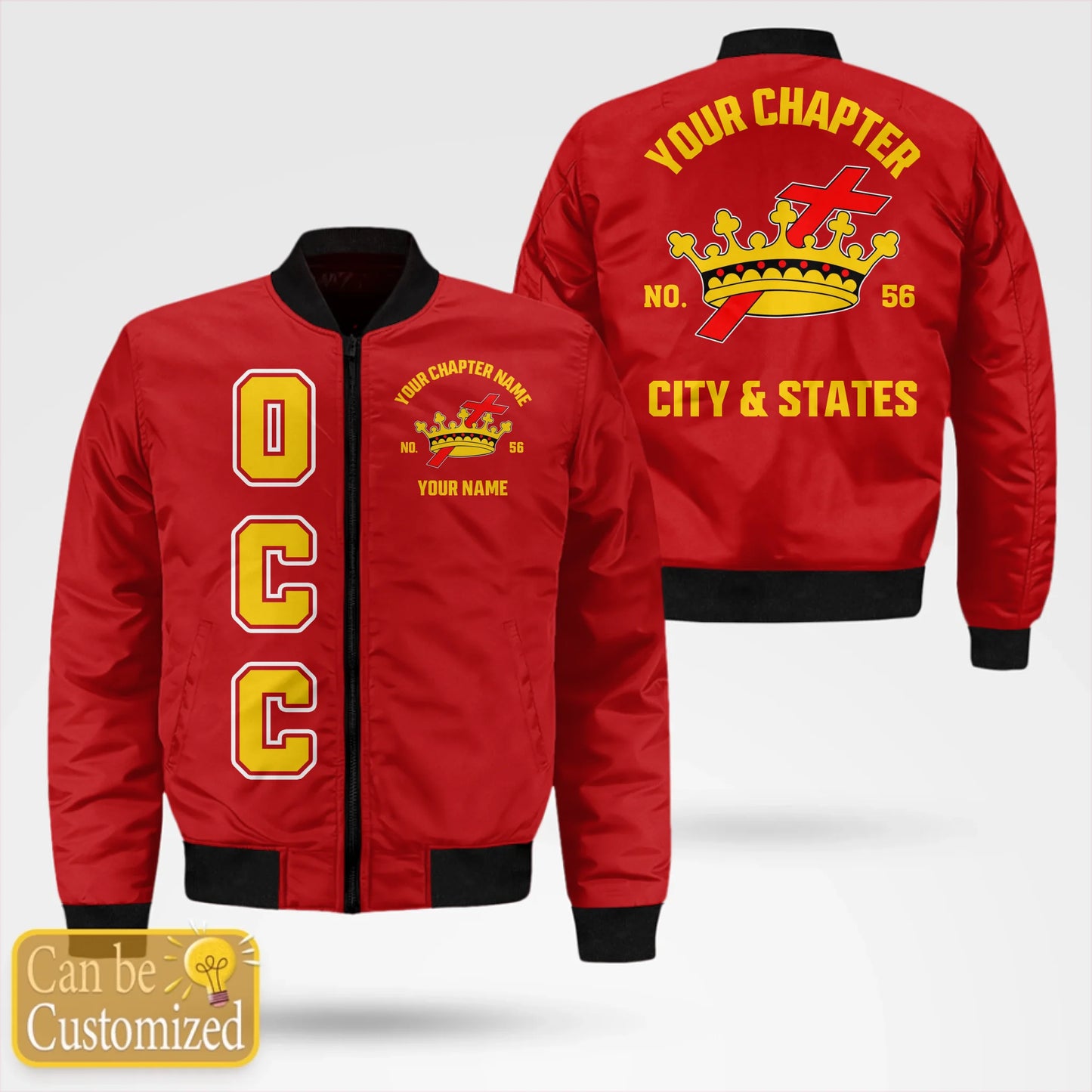 Custom Order of the Cyrene Crusaders Bomber Jacket