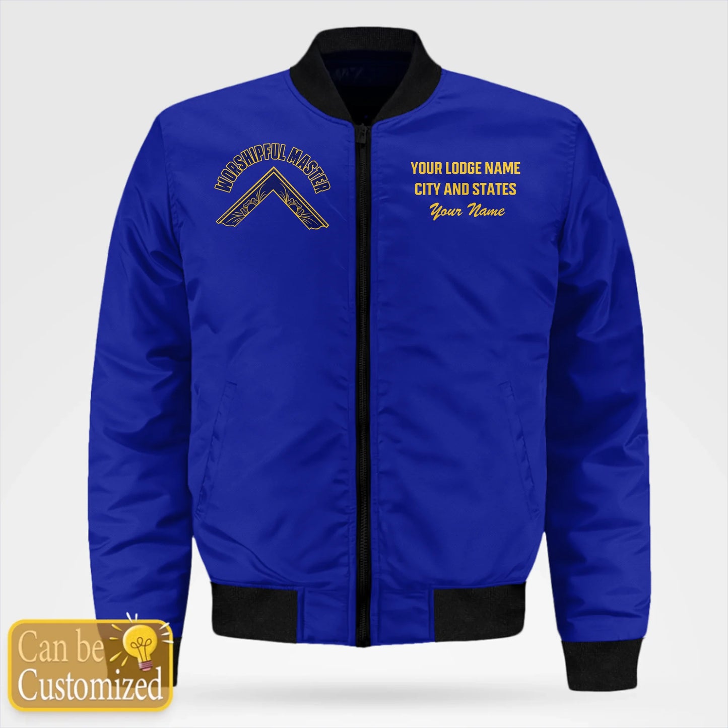 Custom Worshipful Master Bomber Jacket