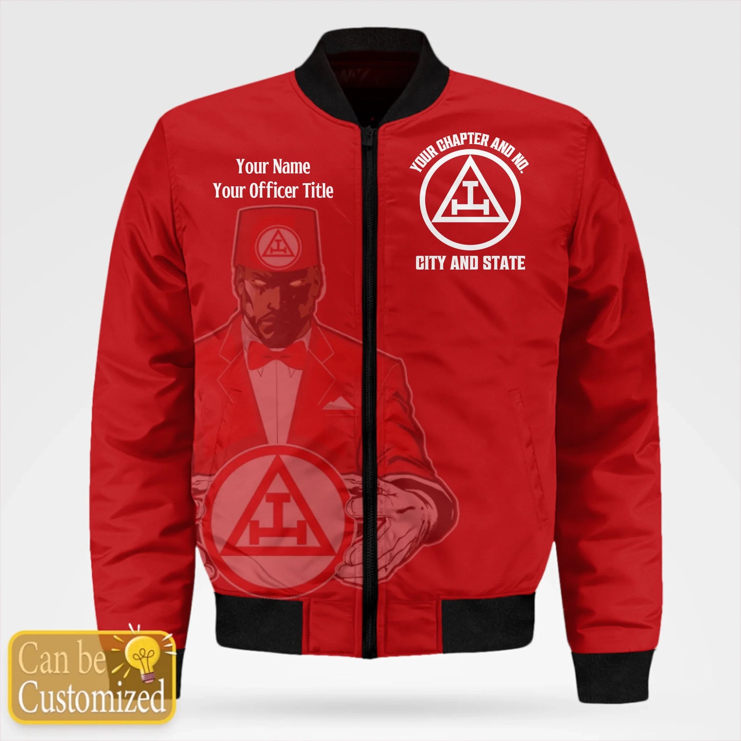 Custom Royal Arch Mason Bomber Jacket