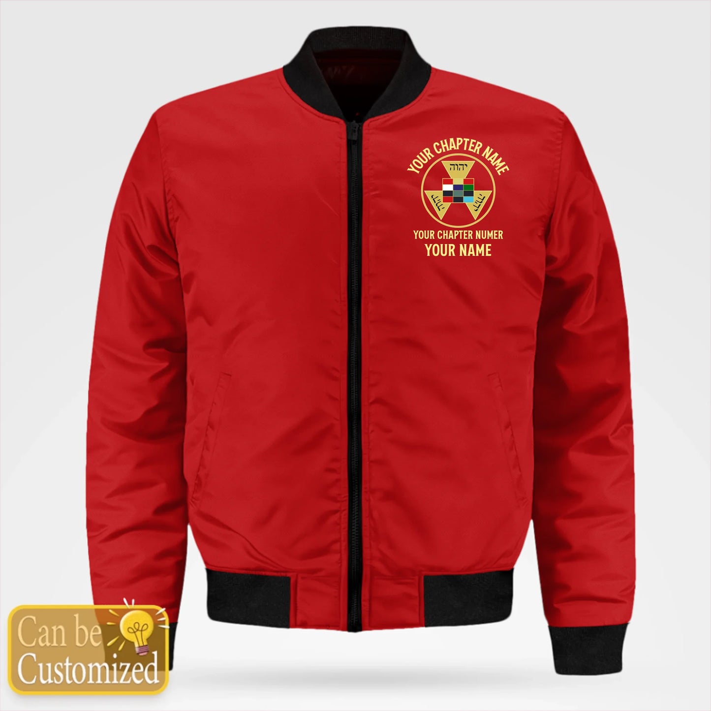 Custom Royal Arch Past High Priest Bomber Jacket