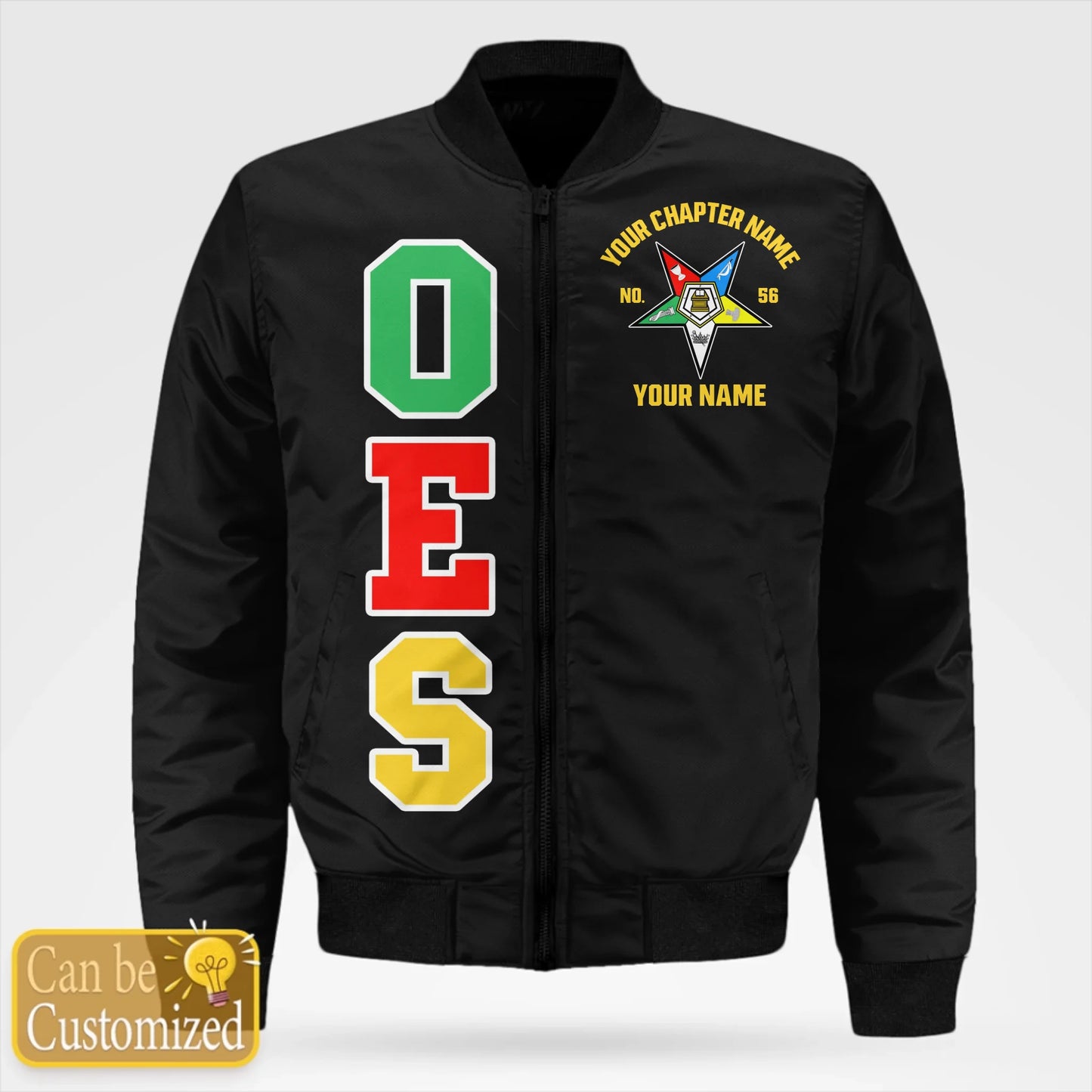 Custom Order Of The Eastern Star Bomber Jacket
