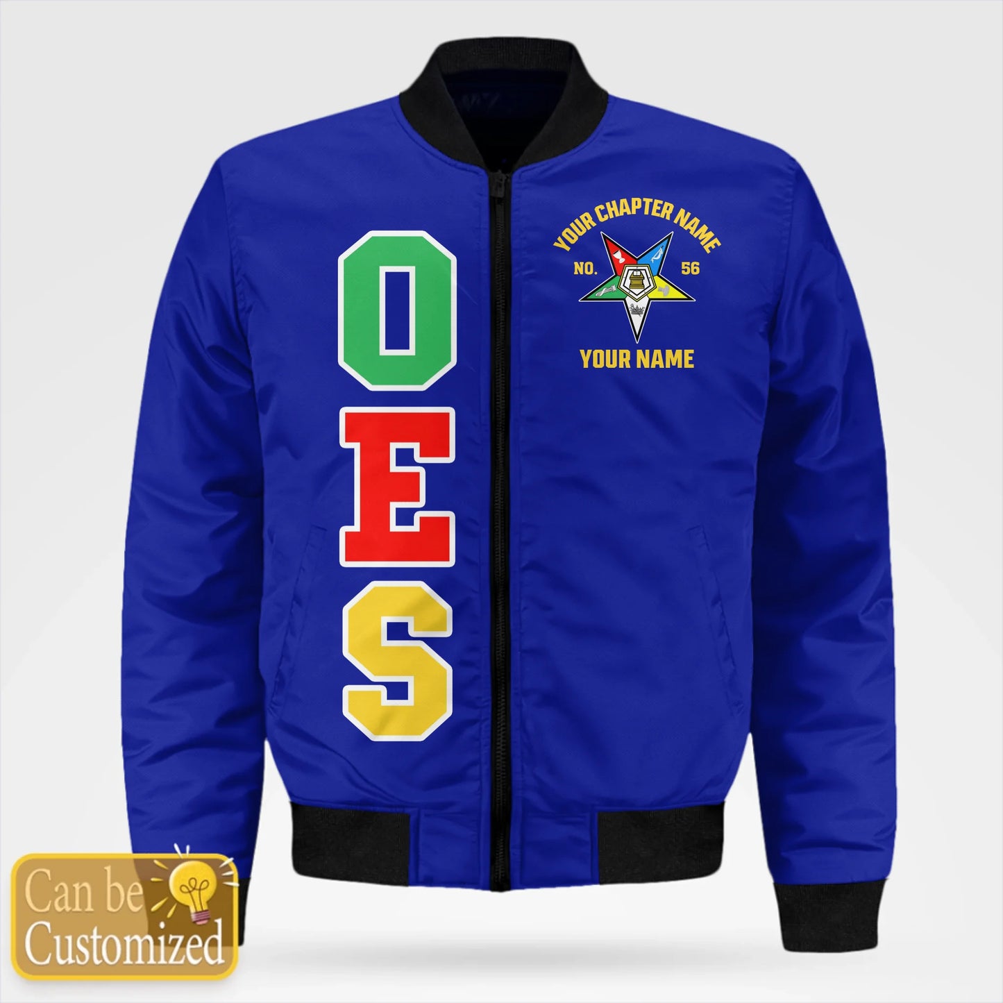 Custom Order of the Eastern Star OES Bomber Jacket