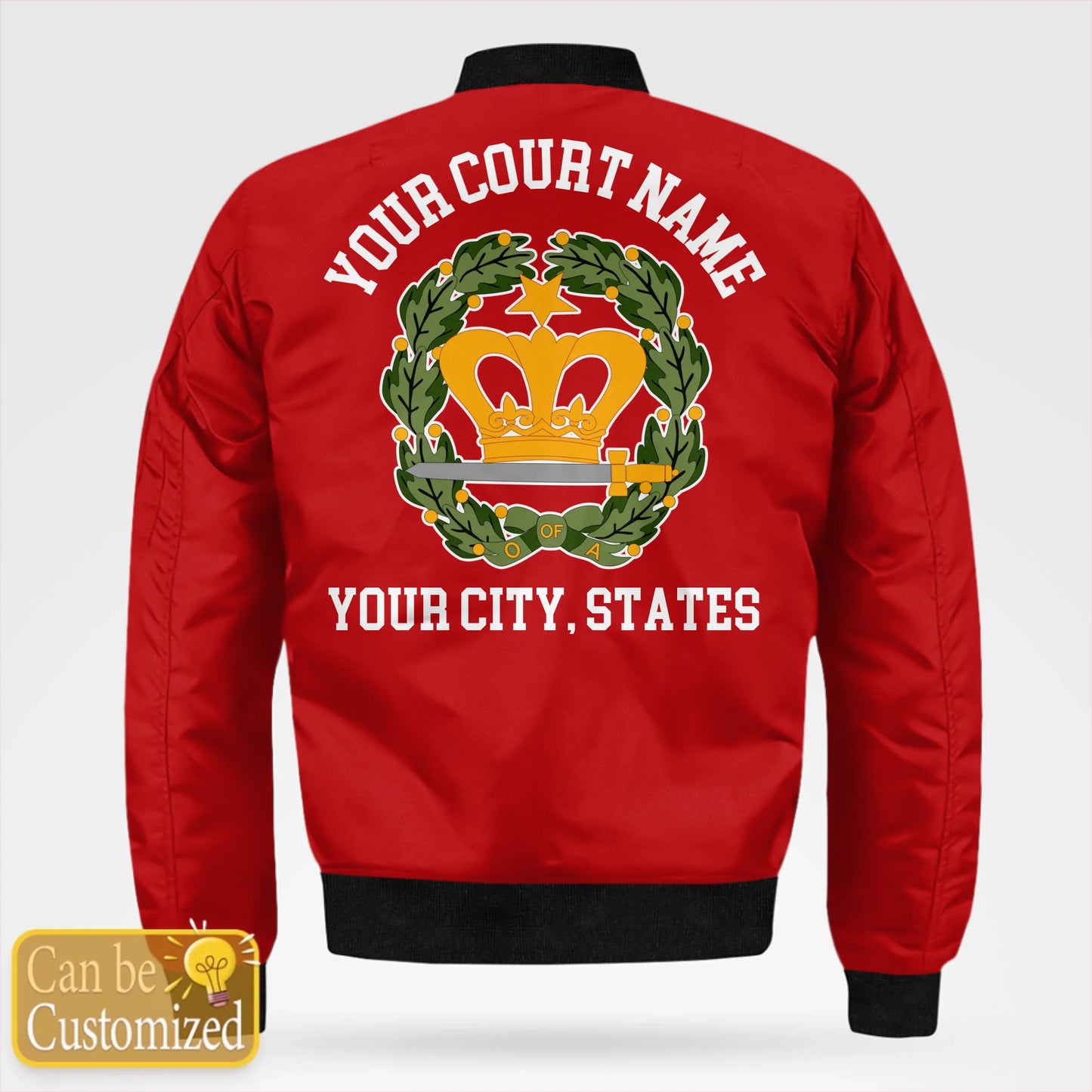 Custom Order of the Amaranth Bomber Jacket