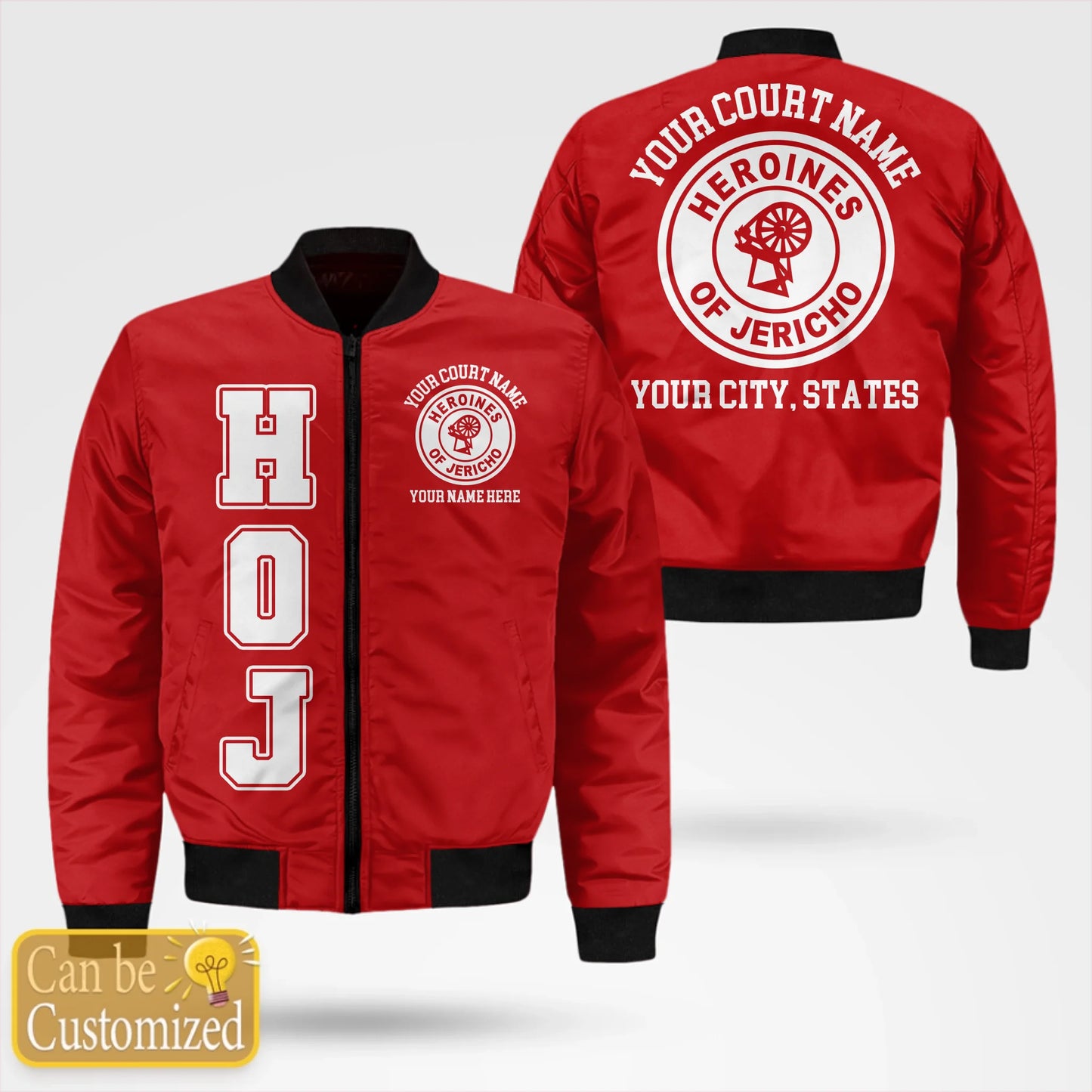 Custom Heroines of Jericho Bomber Jacket