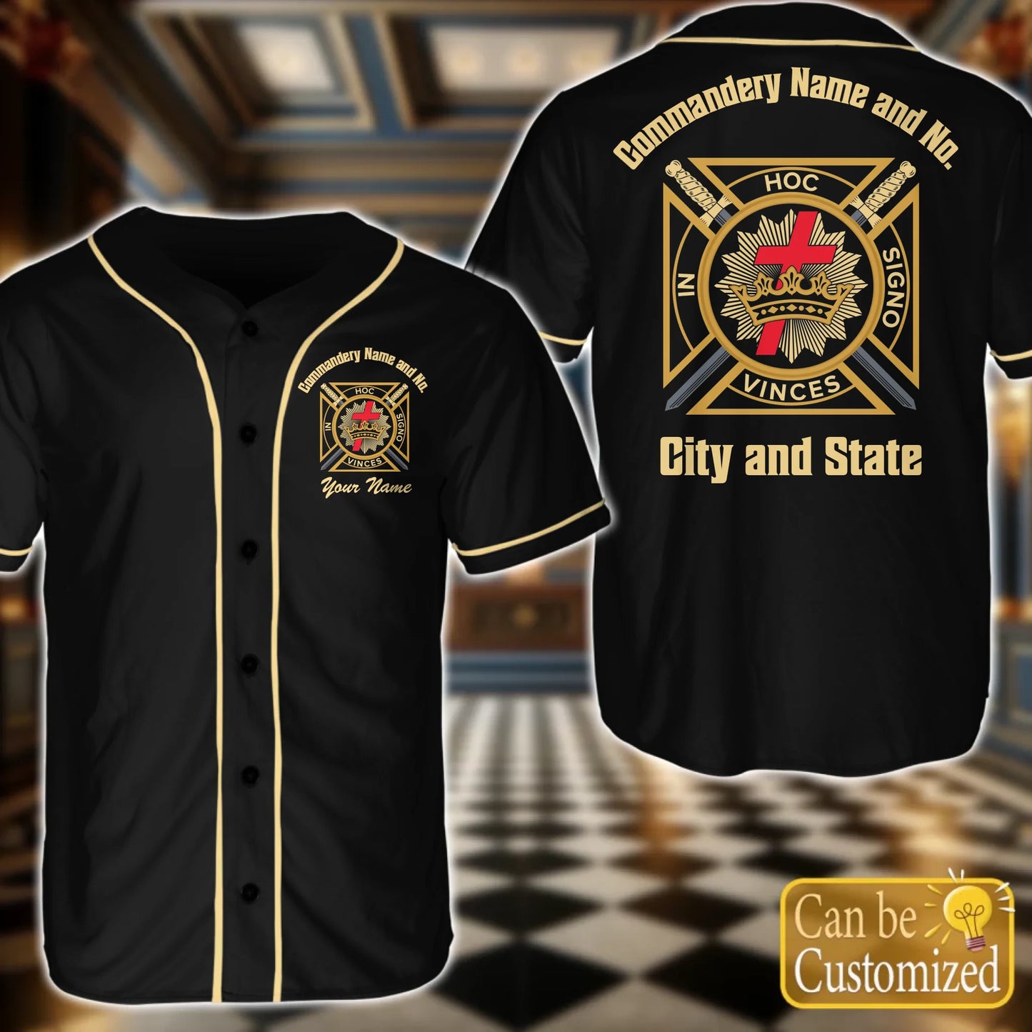 Custom Knights Templar Commandery
