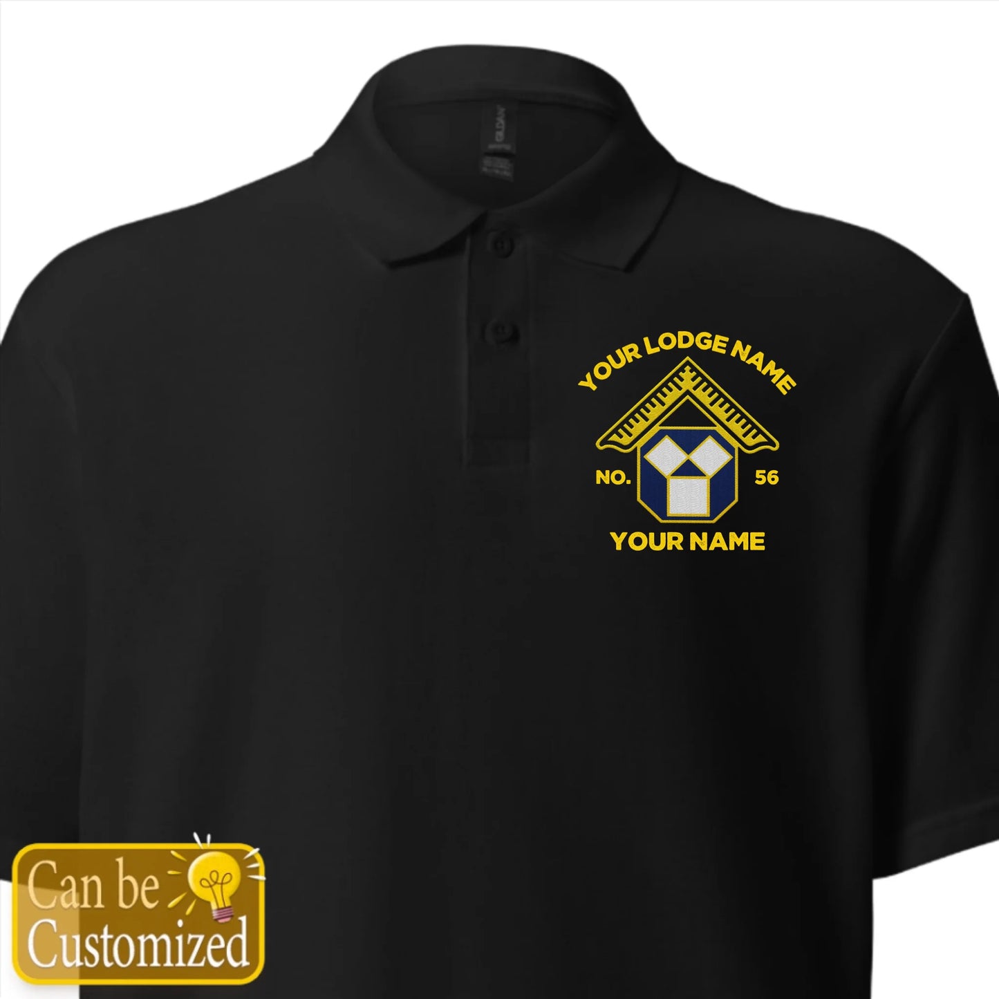 Custom Pennsylvania Past Master Embroidered Polo Shirt
