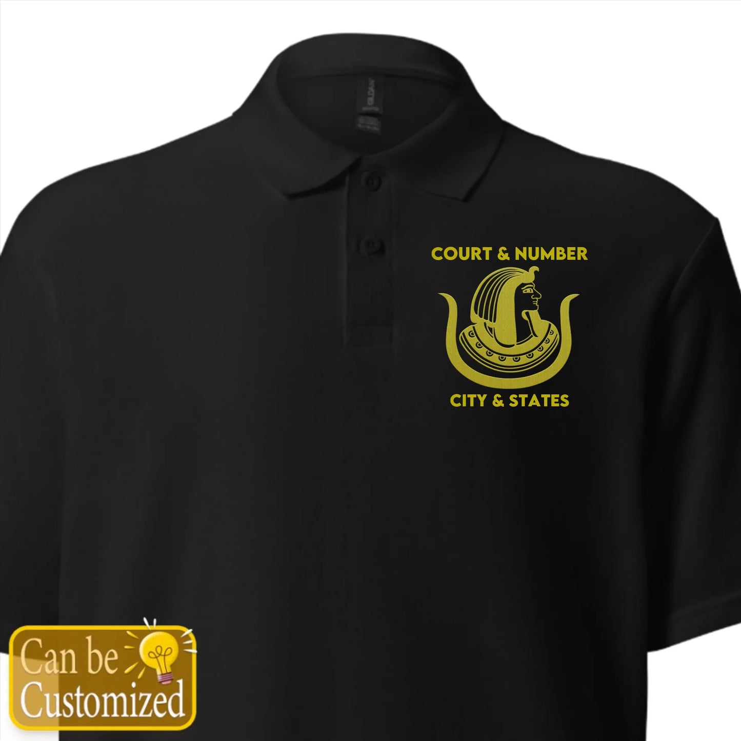 Custom Daughters of Isis DOI Embroidered Polo Shirt