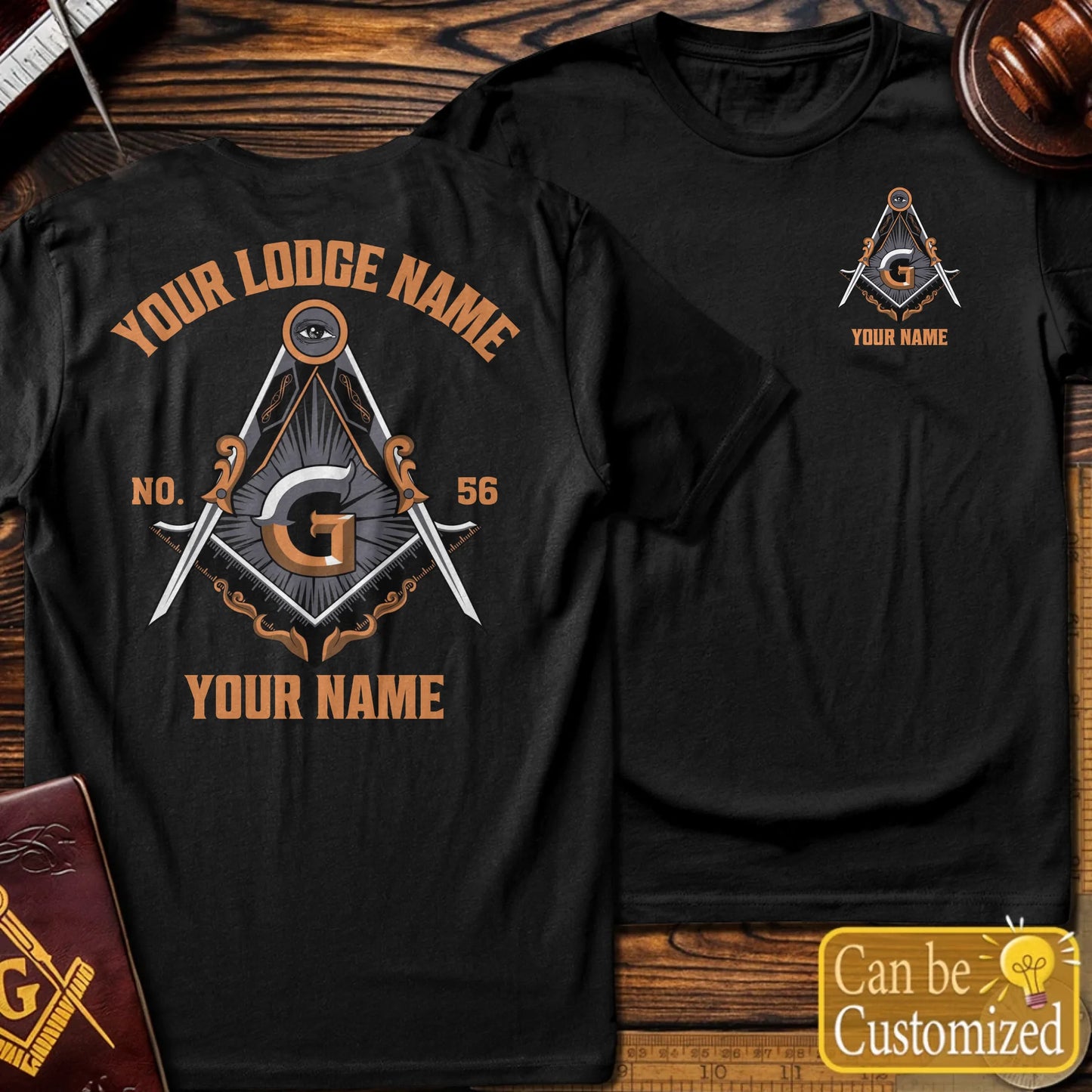 Custom T-Shirt Font Back Below