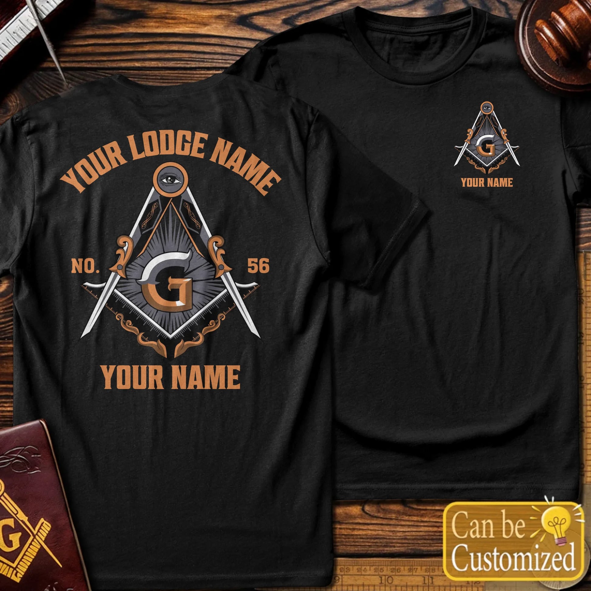 Custom T-Shirt Font Back Below