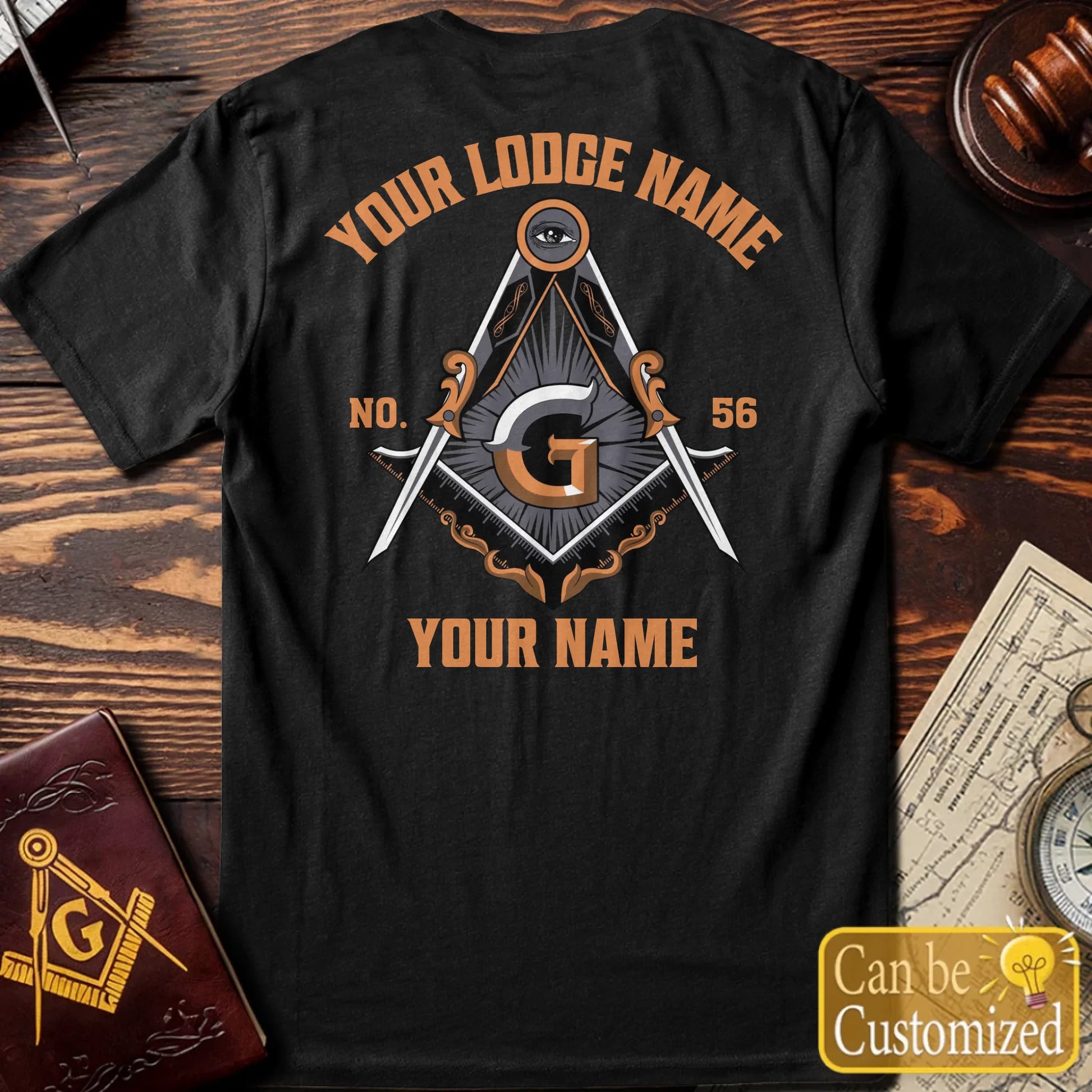 Custom T-Shirt Back Below