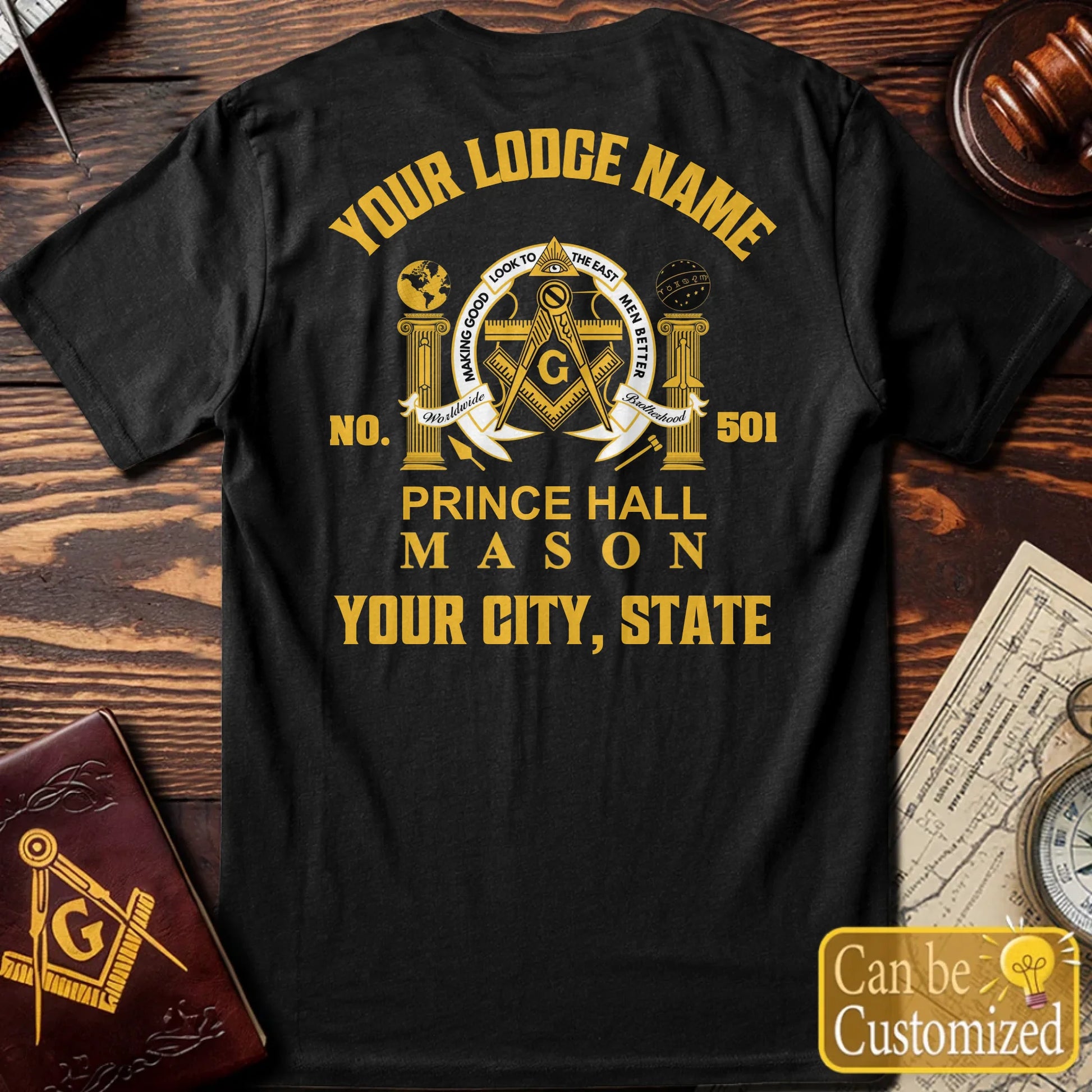 Custom T-Shirt Back Below