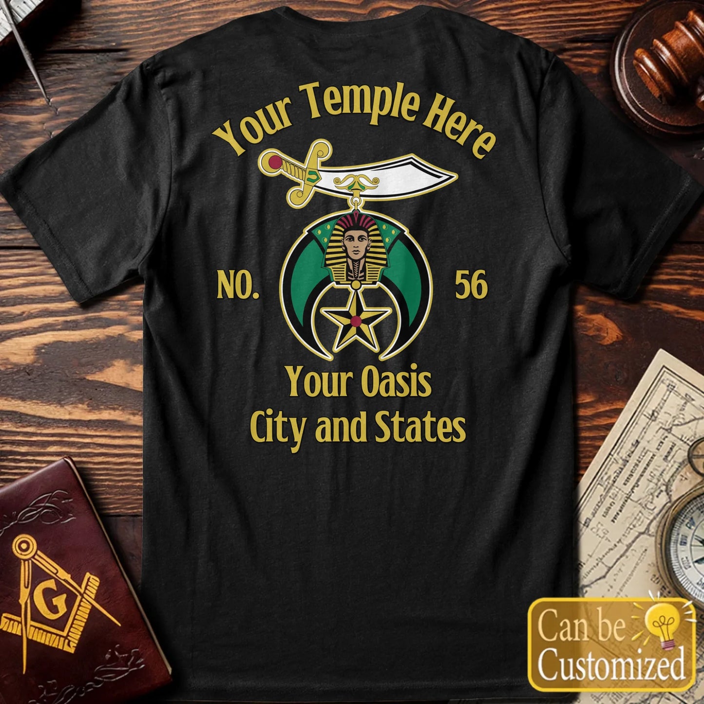 Custom T-Shirt Back Below