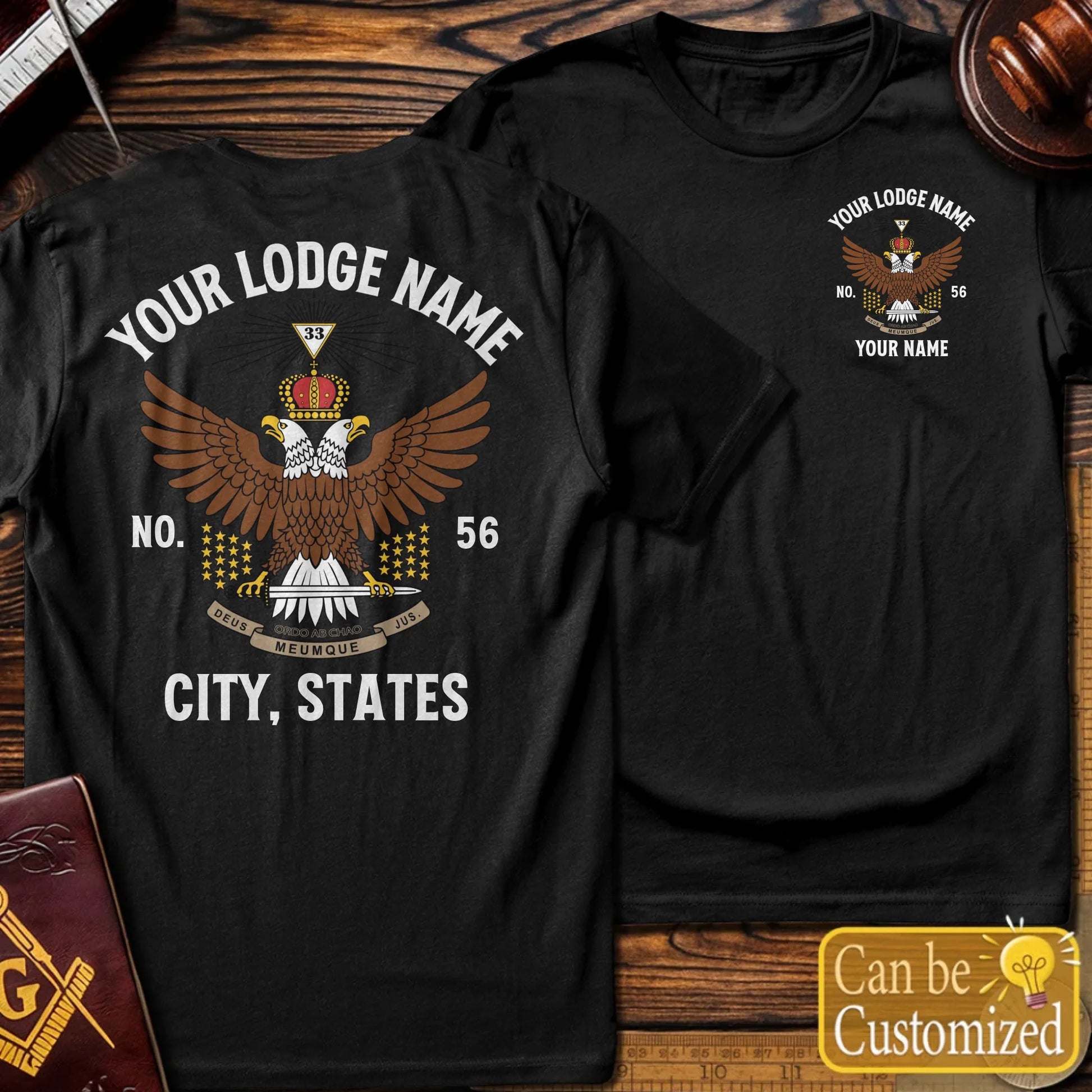 Custom T-Shirt Font Back Below