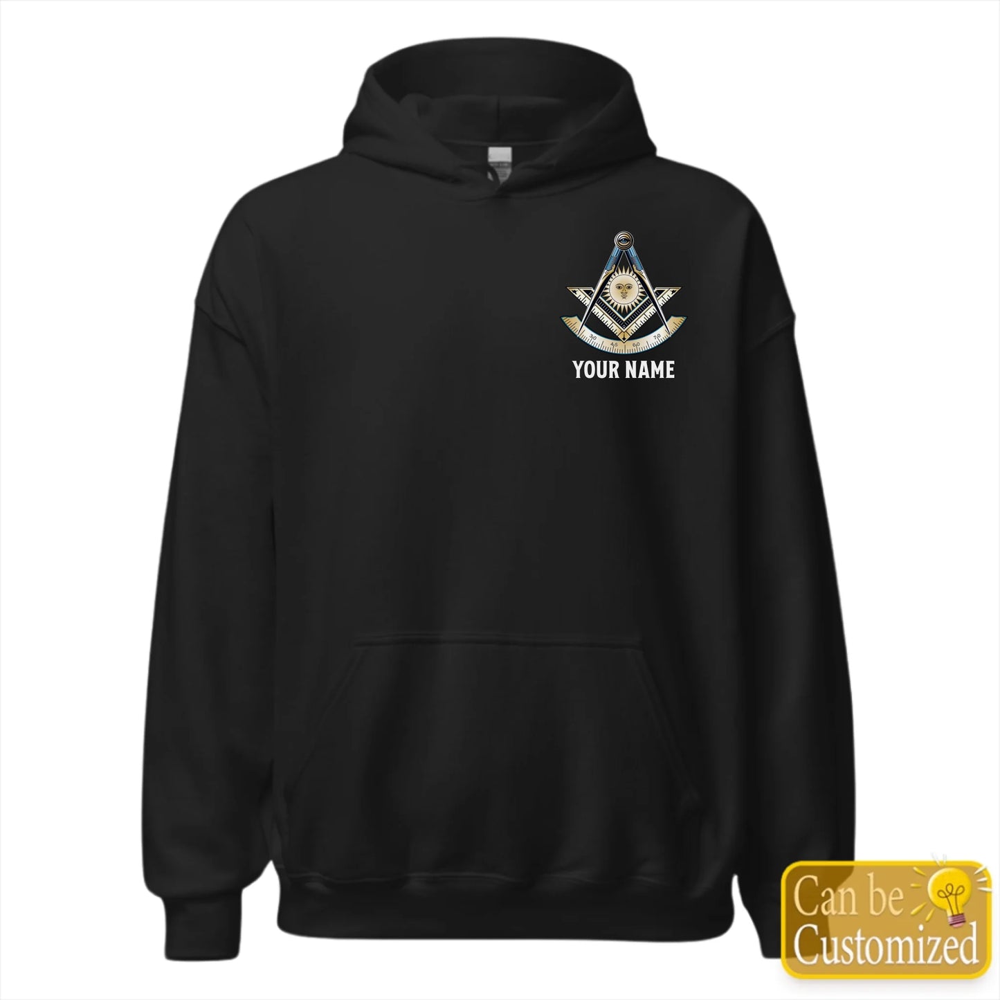 Custom Past Master Masonic Freemason Hoodie