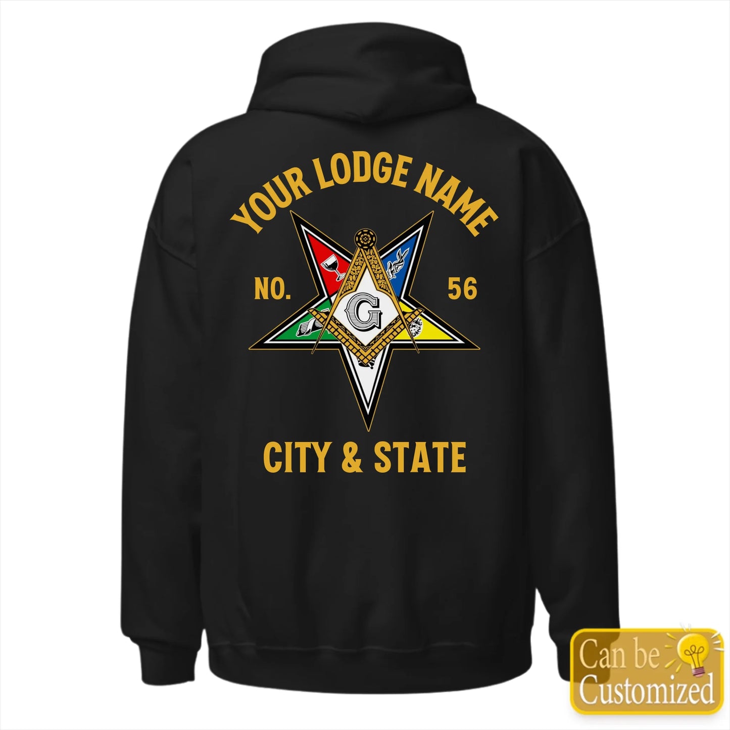 Custom OES Masonic Hoodie
