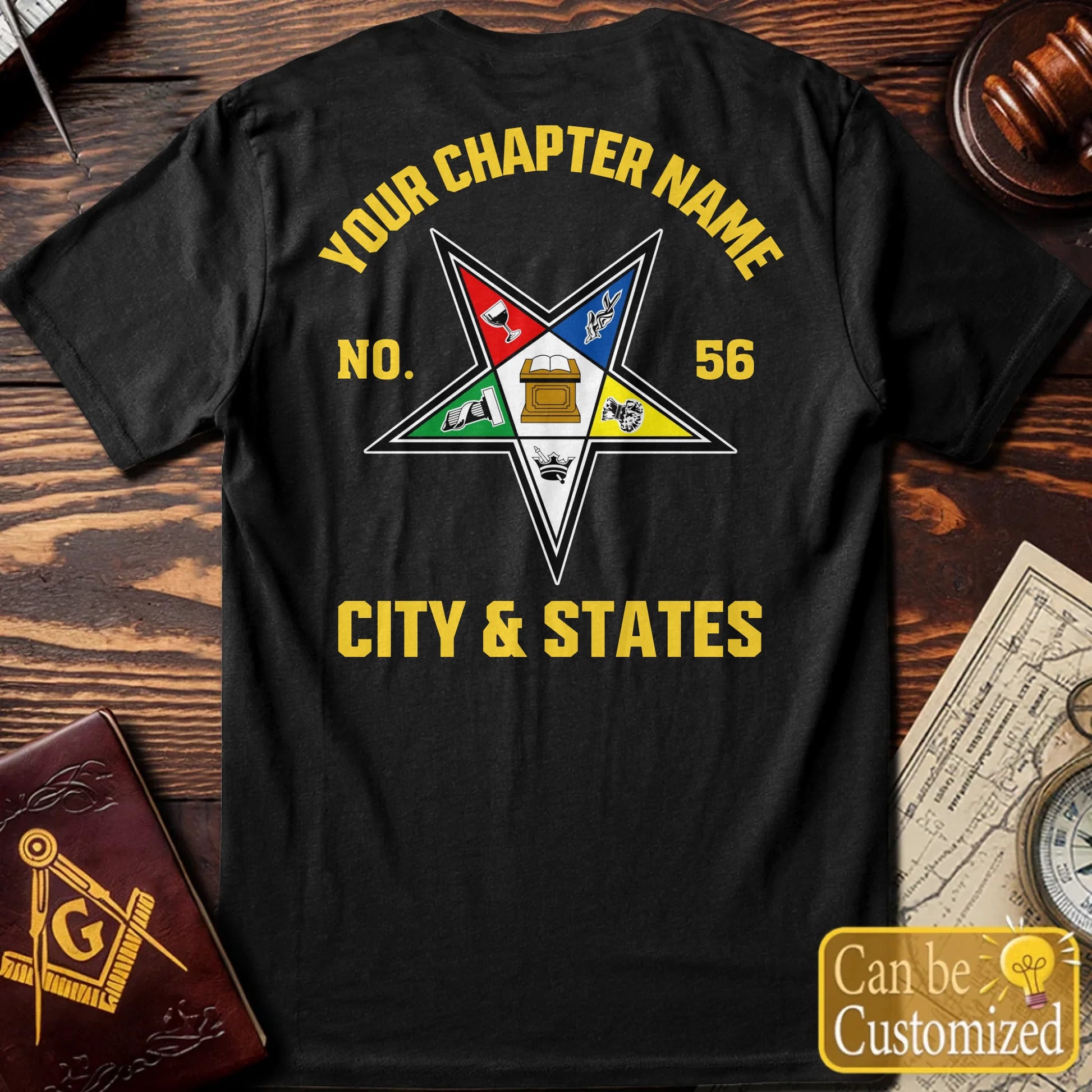 Custom T-Shirt Back Below