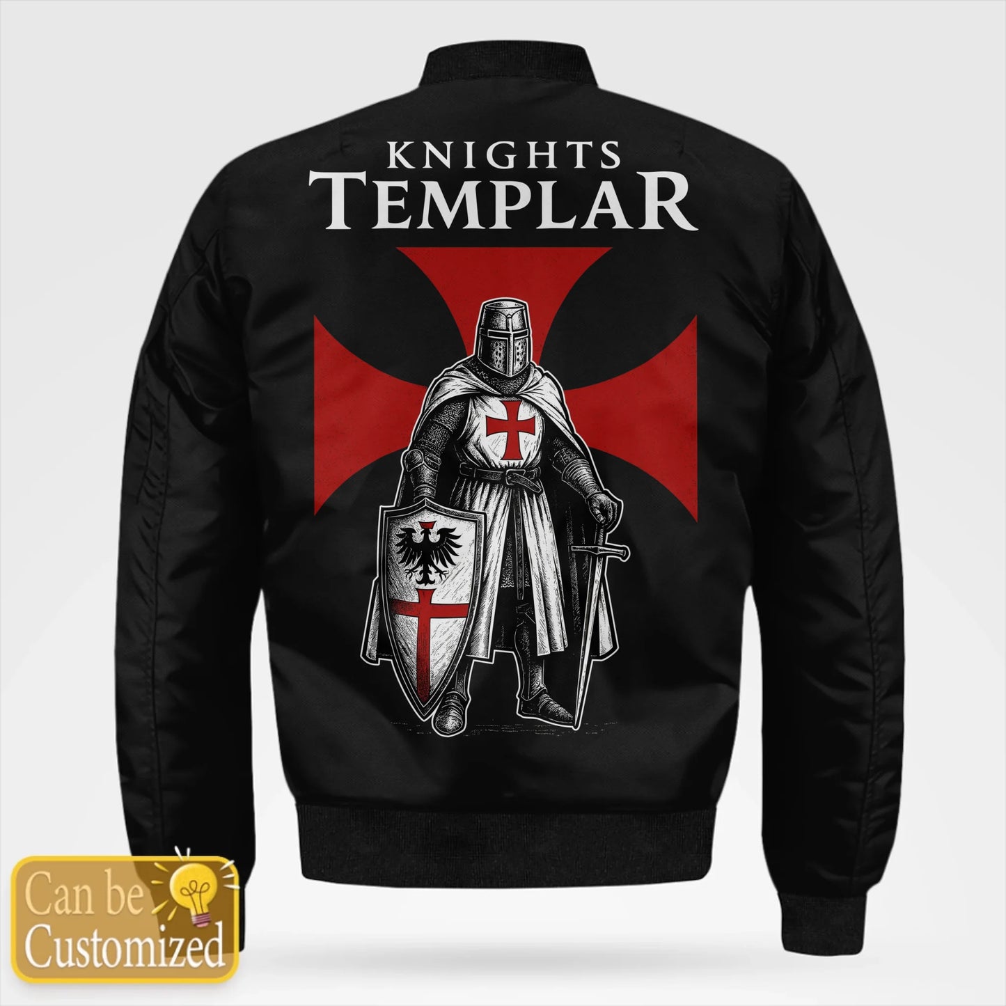 Custom Knights Templar Bomber Jacket