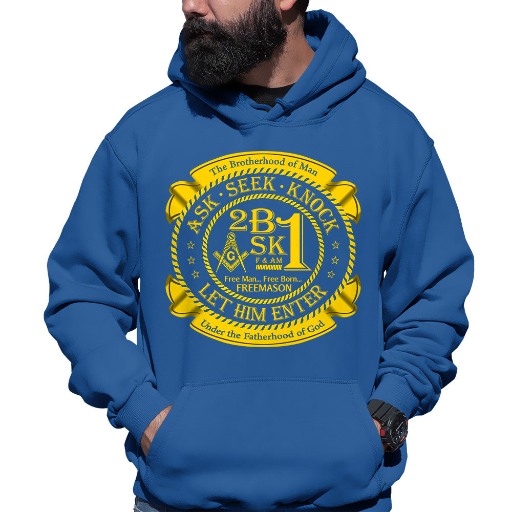 Ask Seek Knock Hoodie