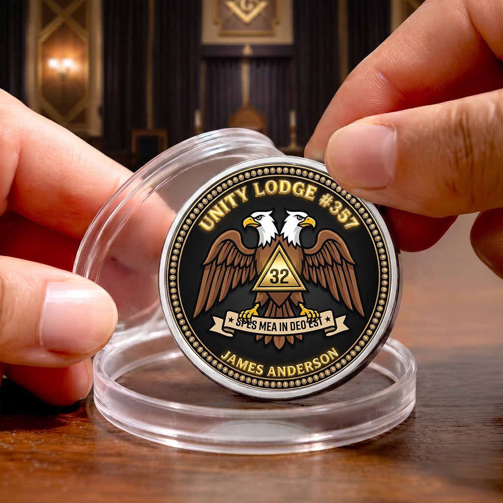 Custom 32nd Degree Scottish Rite Commemorative Coin