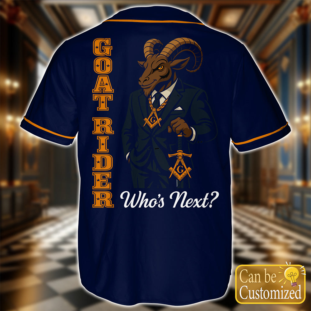 Custom Baseball Jersey - Goat Rider
