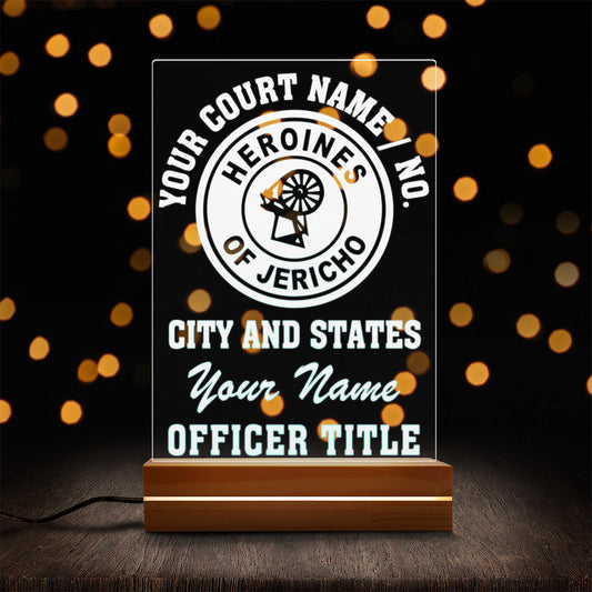 Custom Heroines Of Jericho Night Light