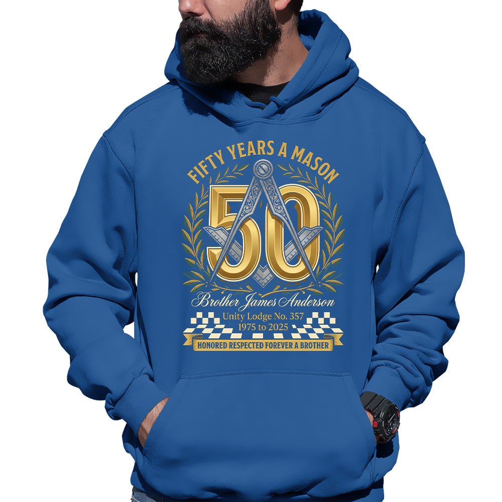 Custom Hoodie - Years A Mason Milestone