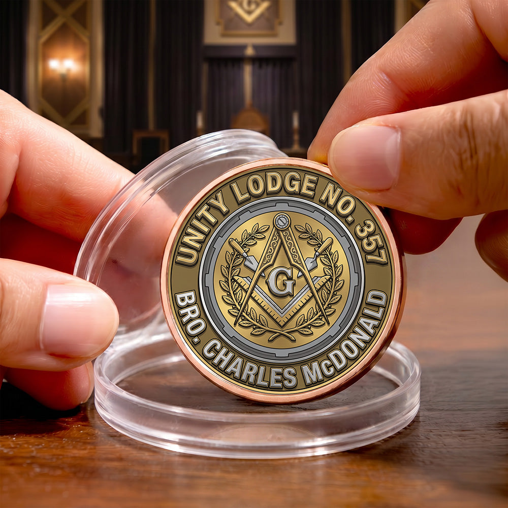 Custom Lodge Name Commemorative Coin