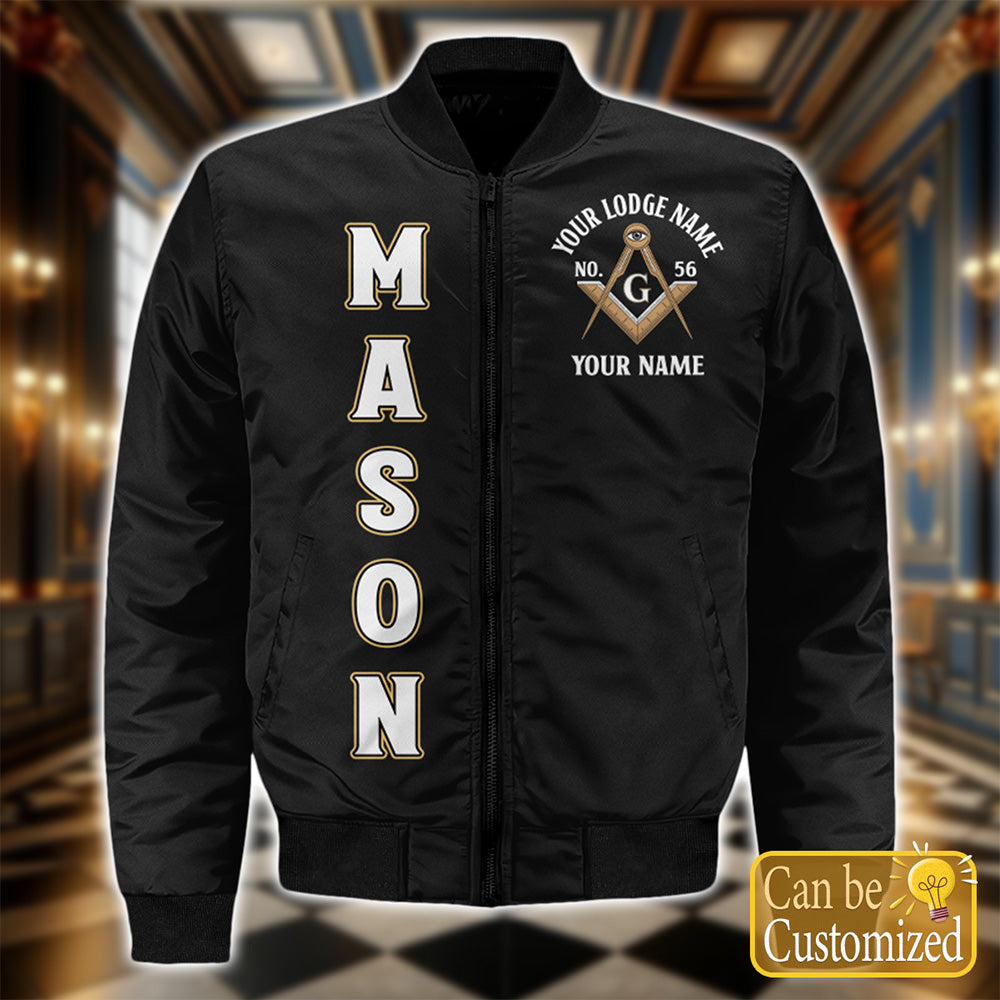 Custom Lodge Name Bomber Jacket
