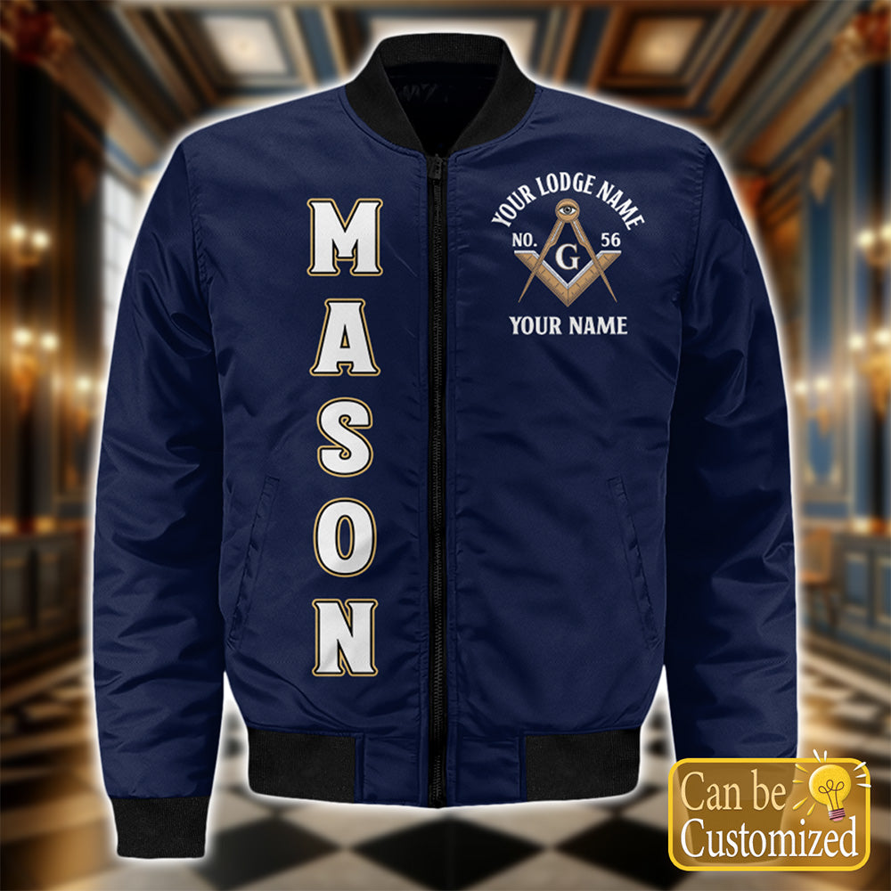 Custom Lodge Name Bomber Jacket