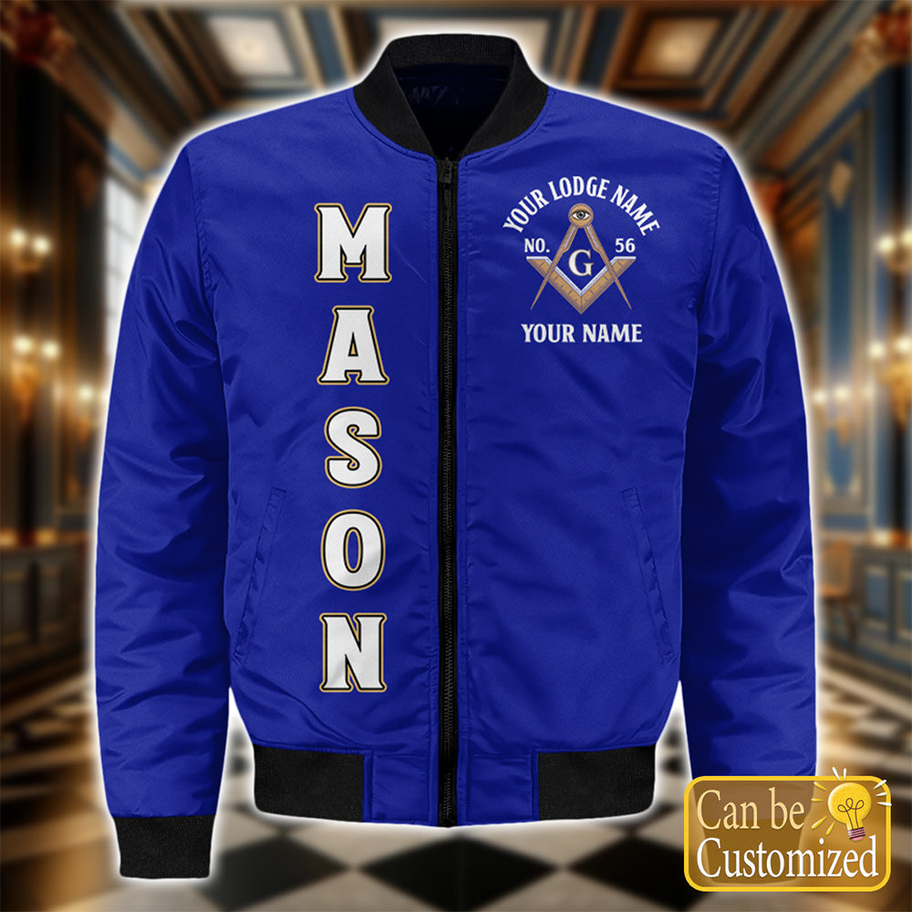 Custom Lodge Name Bomber Jacket