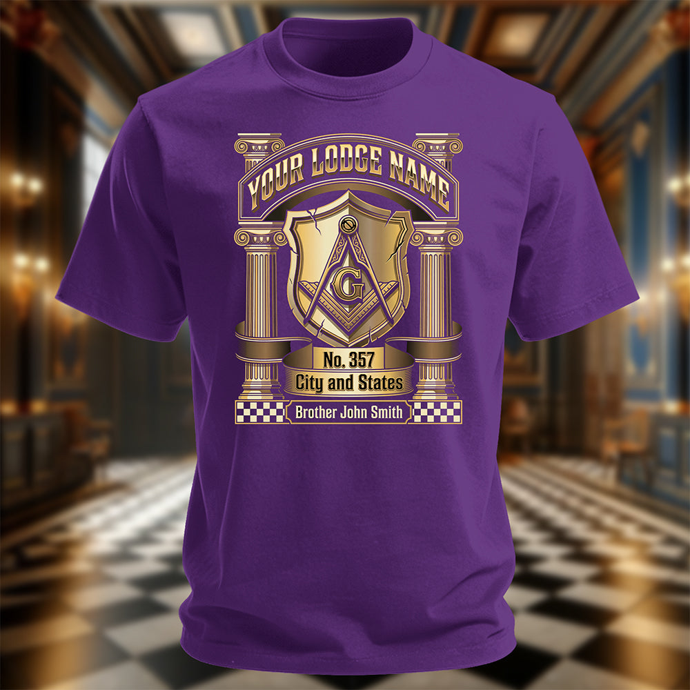 Custom Masonic Lodge T-Shirt