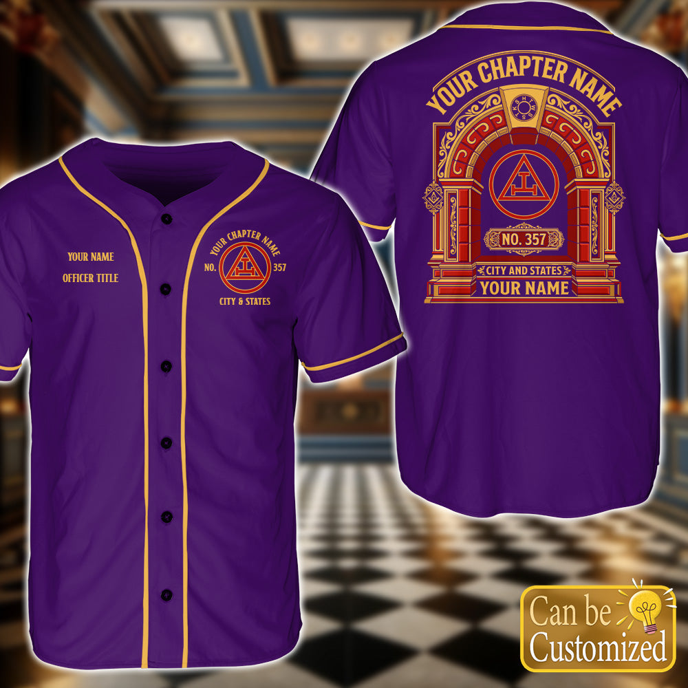 Custom Royal Arch Baseball Jersey
