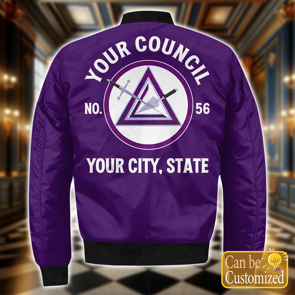 Custom Royal and Select Masters Bomber Jacket