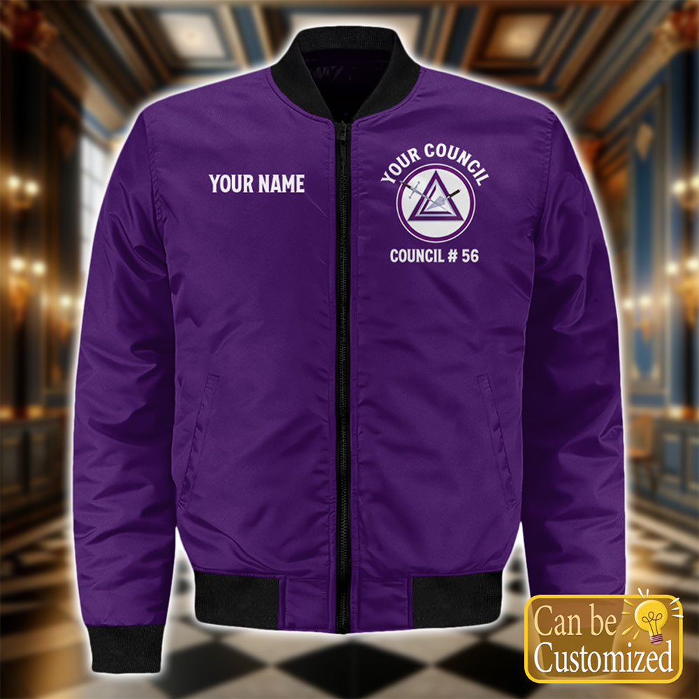 Custom Royal and Select Masters Bomber Jacket