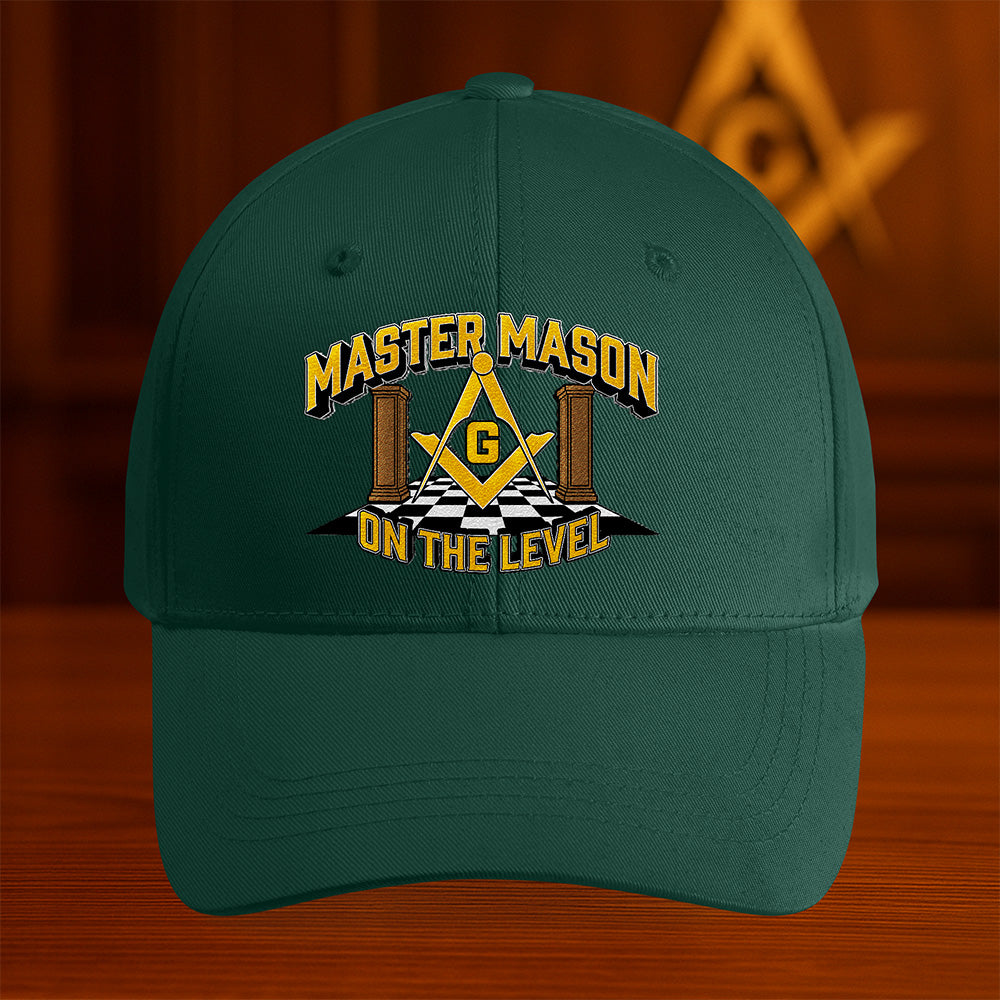Master Mason On The Level Hat