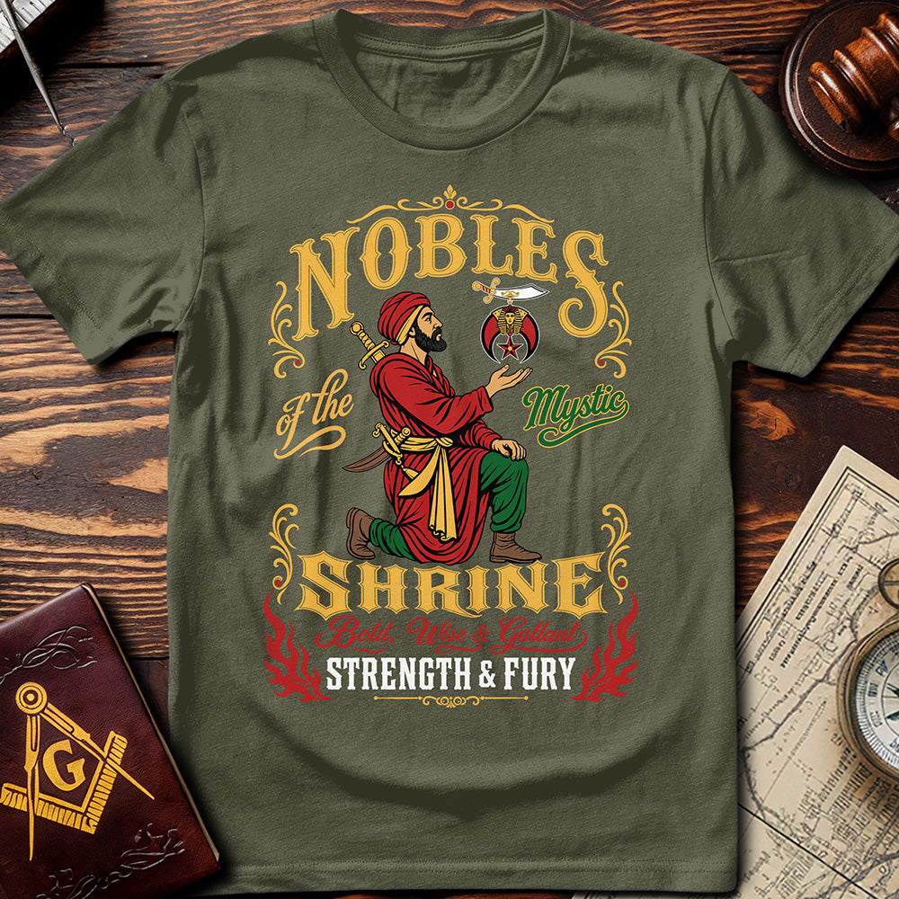 Nobles Of The Mystic Shrine Bold Wise & Gallant T-Shirt