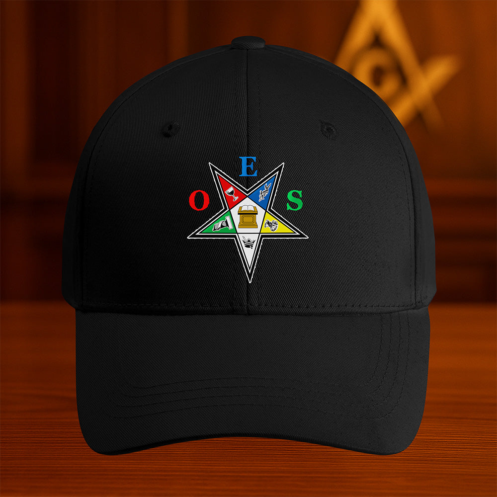 Order Of The Eastern Star OES Hat - Printed