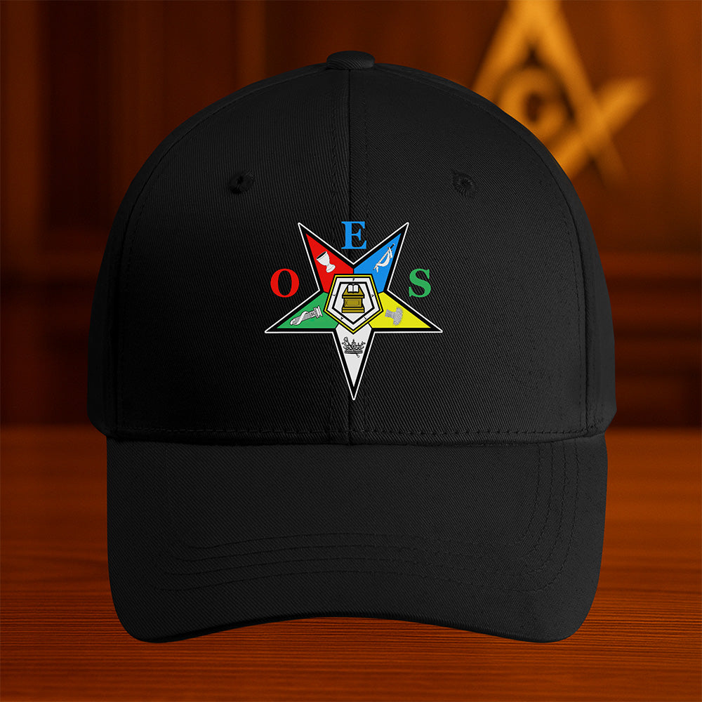 Order Of The Eastern Star OES Hat - Printed