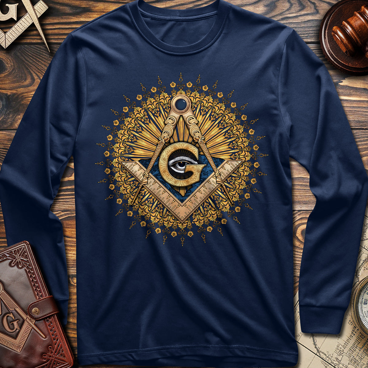 Square & Compass Eye of Providence Long Sleeve
