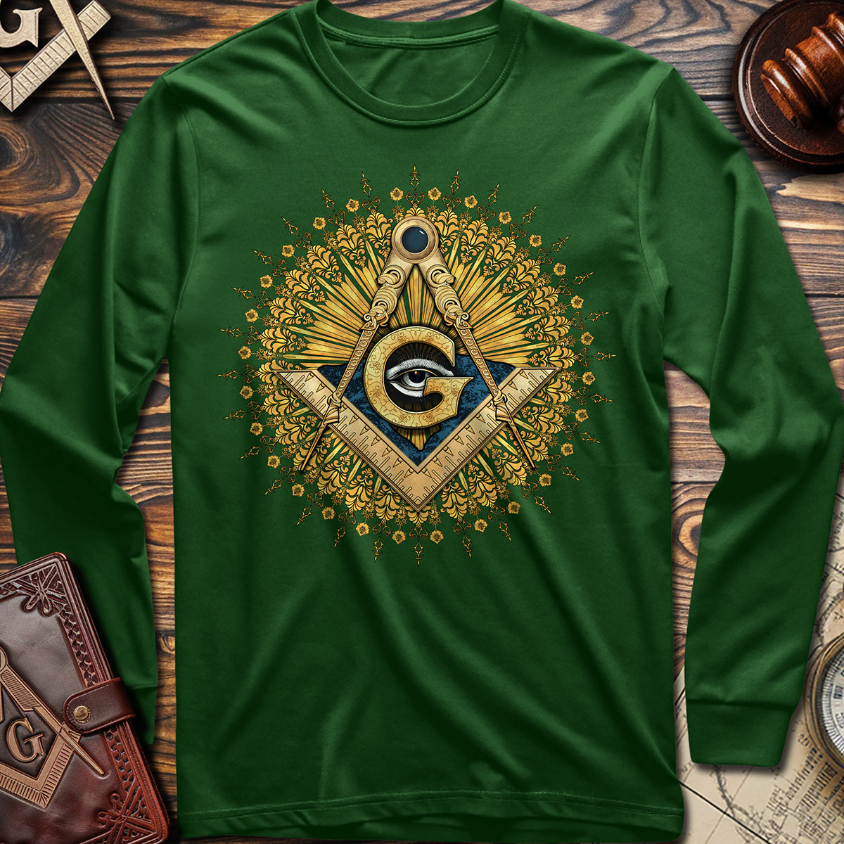 Square & Compass Eye of Providence Long Sleeve