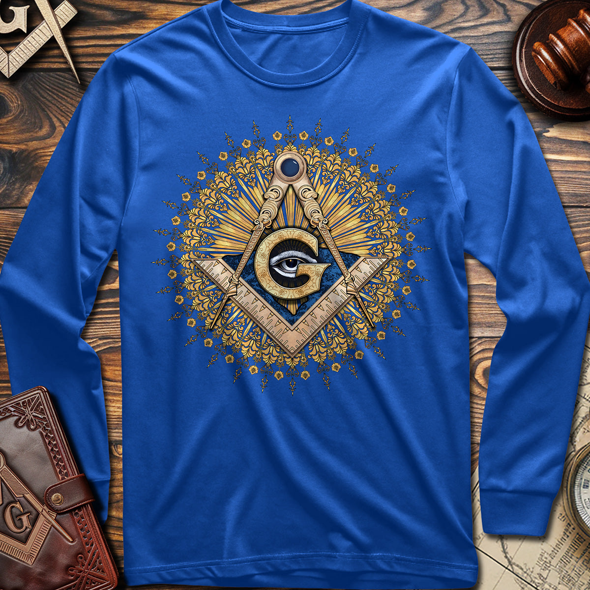 Square & Compass Eye of Providence Long Sleeve