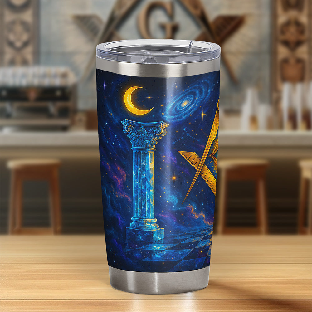 Stars of Wisdom Masonic Tumbler
