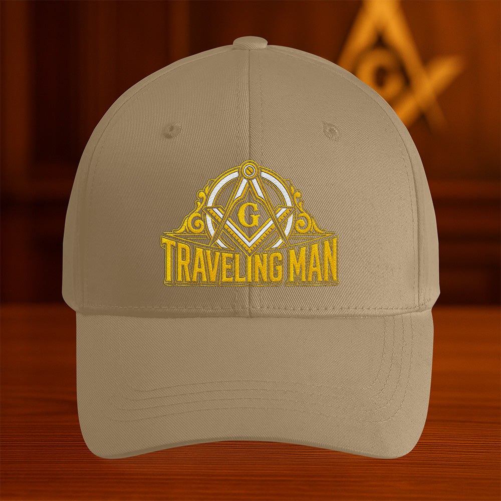 Traveling Man Hat - Embroidered