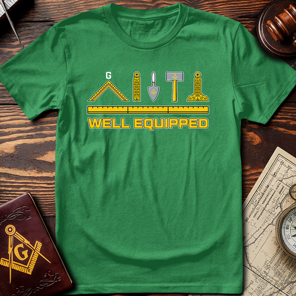 Well Equipped Masonic T-Shirt